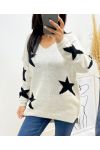 SWETER "COMFY" STAR AW405 BEŻOWY