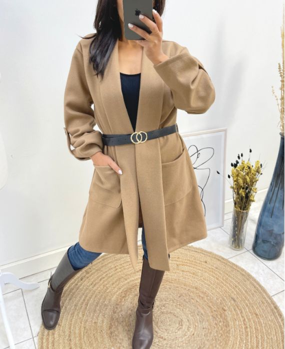 KOSTENLOSE JACKE + GÜRTEL AW588 CAMEL