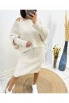 ENSEMBLE ROBE + PULLOVER ASSORTI AH600 BEIGE