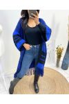 PONCHO "COUP DE COEUR" FLECOS AW591 AZUL REAL