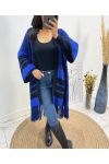 PONCHO "COUP DE COEUR" FLECOS AW591 AZUL REAL