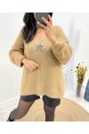 MAGLIONE ULTRA SOFT STAR AH627 CAMEL