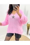 MAGLIA STELLA ULTRA MORBIDA AW627 ROSA