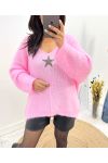 MAGLIA STELLA ULTRA MORBIDA AW627 ROSA