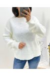 PERLENPULLOVER AH657 WEISS