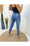 PACK 4 JEANS S-M-L-XL AH704 BLEU