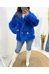 CAPPOTTO MOUMOUTE AH705 BLU REALE