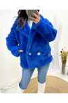 CAPPOTTO MOUMOUTE AH705 BLU REALE