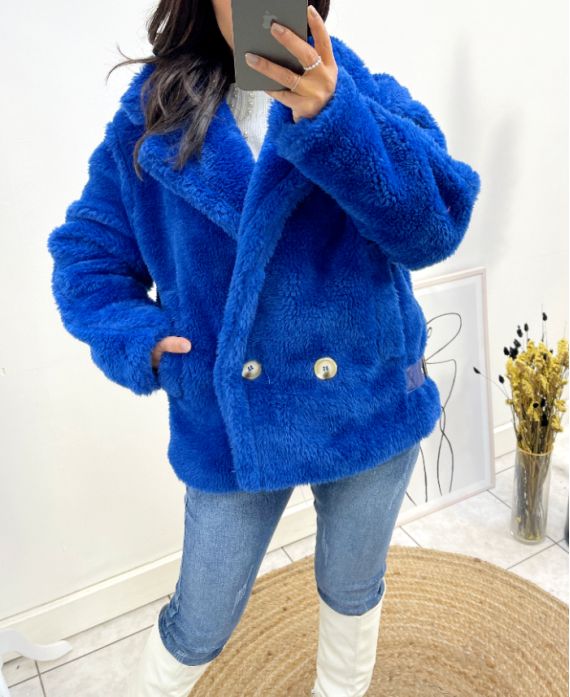 MANTEAU MOUMOUTE AH705 BLEU ROYAL