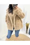 CHAQUETA MOUMOUTE AH705 BEIGE