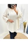 FLUWELEN SWEATSHIRT ETOILE AW610 BEIGE