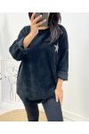 SAMT-SWEATSHIRT ETOILE AW610 SCHWARZ