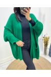 2-POCKET KNITTED VESTS GREEN AW673