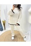 SWEATER + PANTS SET AW776 BEIGE