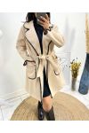 AW780 BEIGE EMBRODERIE COATS