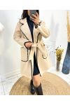 AW780 BEIGE EMBRODERIE COATS