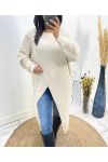 LANGER DRAPIERPULLOVER AW763 BEIGE