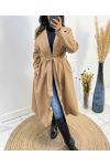 LONG 2-POCKET COAT AW800 CAMEL