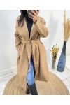 LONG 2-POCKET COAT AW800 CAMEL