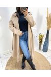 LONG COAT 2 POCKETS AW800 BEIGE