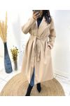 CAPPOTTO LUNGO 2 TASCHE AW800 BEIGE