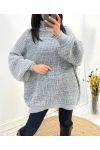 MAXI SWEATER CHINA AW830 GREY