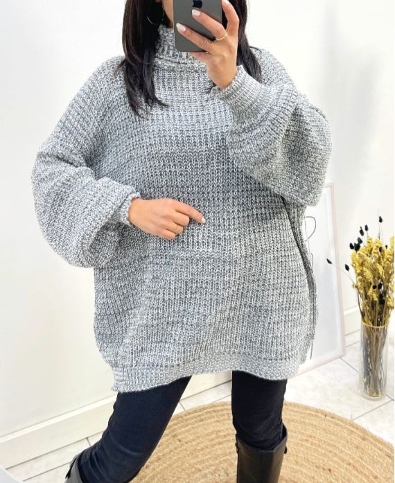 MAXI SWEATER CHINA AW830 GREY