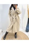 LONG TRENCH COAT AW839 BEIGE