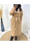 LONG TRENCH COAT AW839 CAMEL