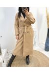 LANGE TRENCHCOAT AW839 CAMEL