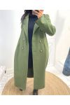 LONG TRENCH COAT AW839 GREEN