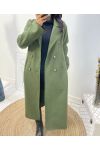 LONG TRENCH COAT AW839 GREEN