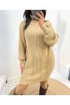 CAMEL DRESS SWEATER AH847