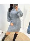 PULL ROBE AH847 GRIS