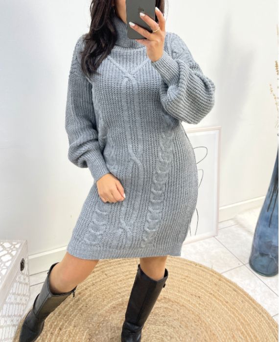 PULL ROBE AH847 GRIS