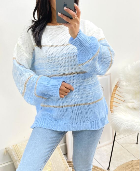 PULLOVER COLORE LUREX AH879 LILA