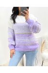 PULLOVER FARBE LUREX AH879 LILAC