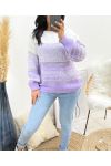 PULLOVER FARBE LUREX AH879 LILAC