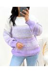 PULLOVER FARBE LUREX AH879 LILAC