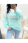 PULLOVER COLORE LUREX AH879 LILA