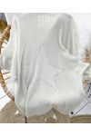 CARDIGAN LUNGO LUCIDO SCHIENA STAR AW909 BEIGE