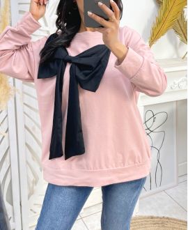 MAGLIONE ANNODATO PE978 ROSA