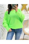 FANCY KNOTS PULLOVER PE109 NEON GRÜN