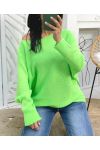 MAGLIA FANTASIA NODI PE109 VERDE NEON