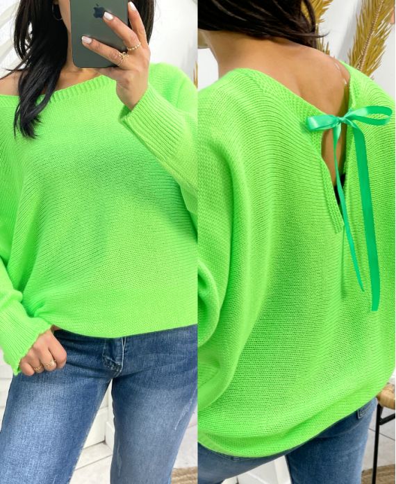 MAGLIA FANTASIA NODI PE109 VERDE NEON