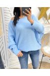 FANCY KNOTS SWEATER SS109 SKY BLUE