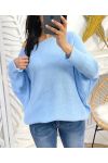 FANCY KNOTS SWEATER SS109 SKY BLUE