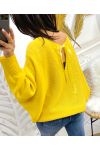 FANCY KNOTS SWEATER SS109 YELLOW