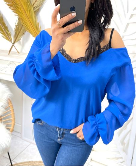 TOP Z EFEKTEM KORONKI 2 W 1 PE155 ROYAL BLUE