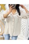 2-POCKET SHIRT PE207 BEIGE